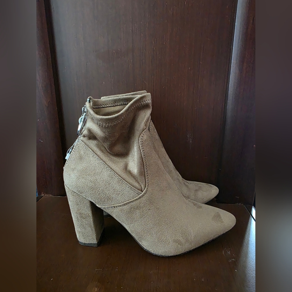 Brown Suede Ankle Boots
